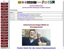 Tablet Screenshot of bjoern-dapper.de